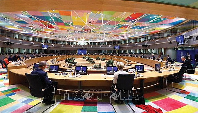 Toàn cảnh Hội nghị thượng đỉnh EU ở Brussels, Bỉ ngày 10/12/2020