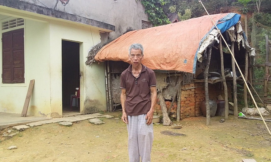 Cựu chiến binh Trần Văn Huê.