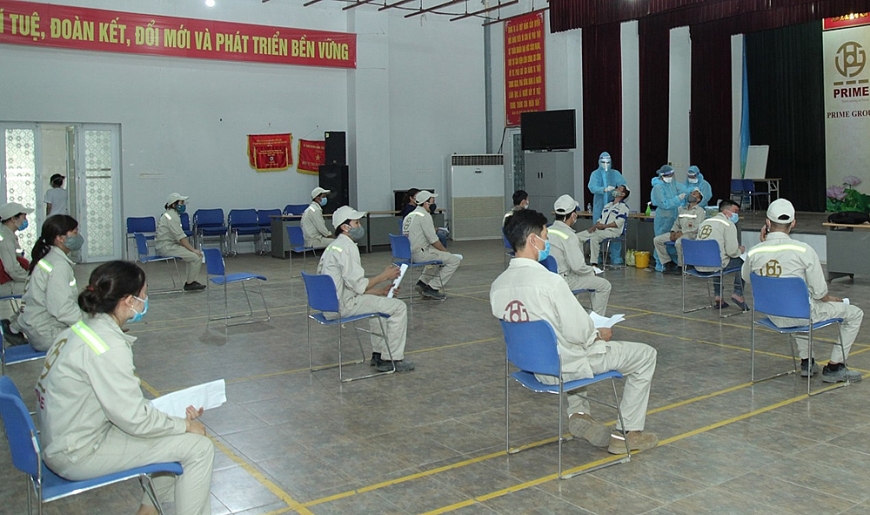 Tỉnh Vĩnh Phúc: Tập trung phòng, chống Covid- 19 để ổn định sản xuất ở các doanh nghiệp