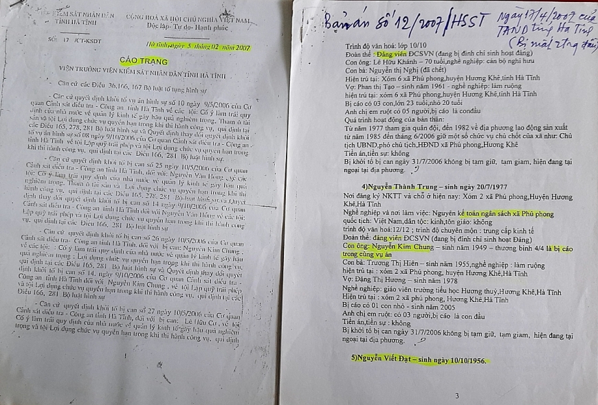 Hợp thức đất cho kẻ chiếm đoạt, trả thù người chống tiêu cực