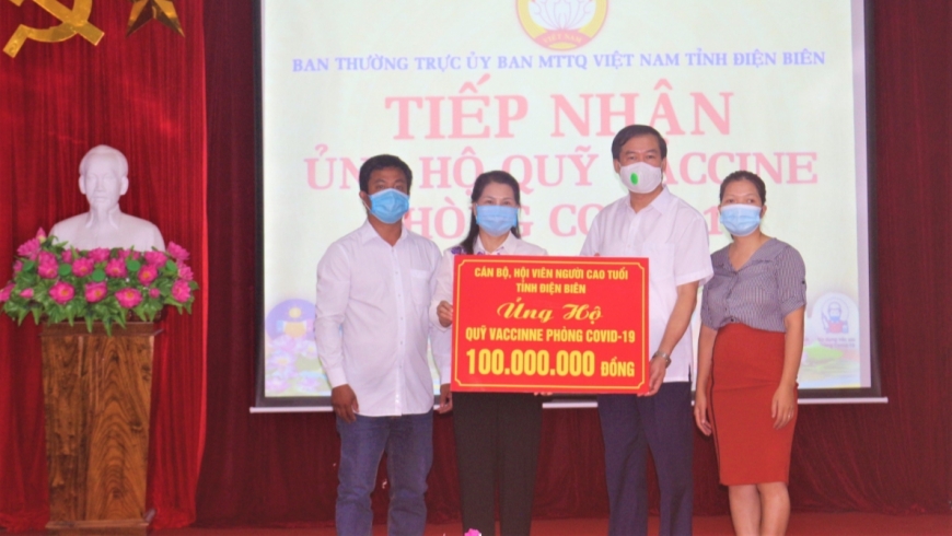 Hội NCT tỉnh Điện Biên: Tích cực ủng hộ Quỹ Vaccine phòng chống Covid-19