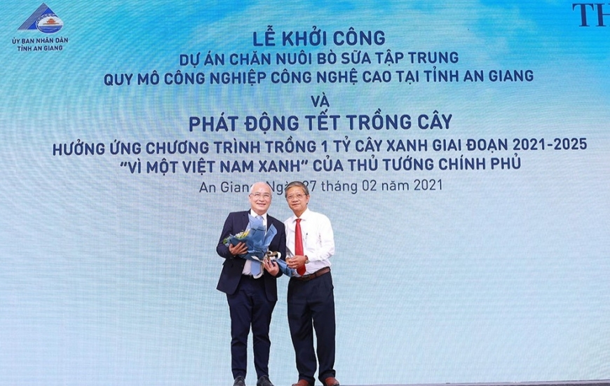Tập đoàn TH đầu tư trang trại bò sữa hiện đại ở An Giang