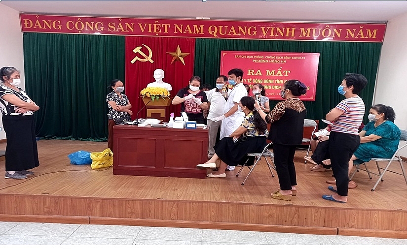 Thực nghiệm test nhanh Covid-19.