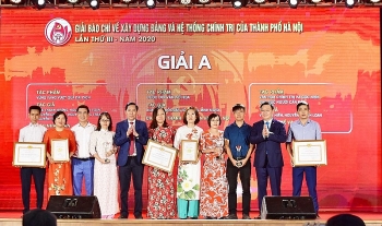 TP Hà Nội: Trao thưởng 2 Giải báo chí về xây dựng Đảng và Phát triển văn hóa năm 2020