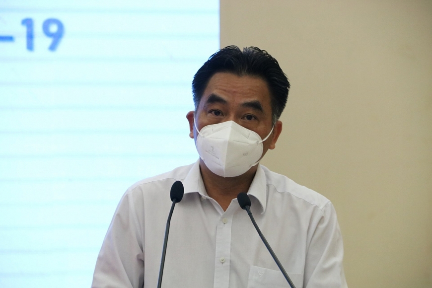 Ông Nguyễn Lộc Hà, Phó Chủ tịch UBND tỉnh Bình Dương thông tin về kế hoạch trở lại trạng thái bình thường mới của tỉnh Bình Dương