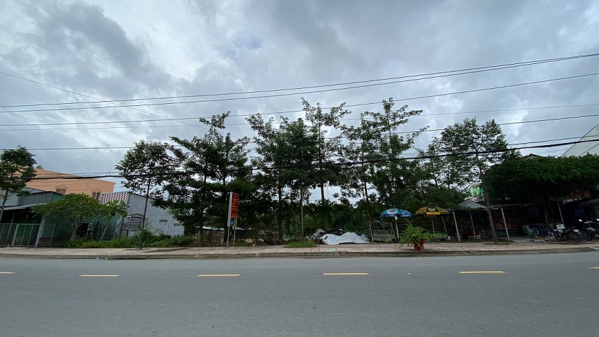 Khu đất 300m2 người dân đang tố cáo. 