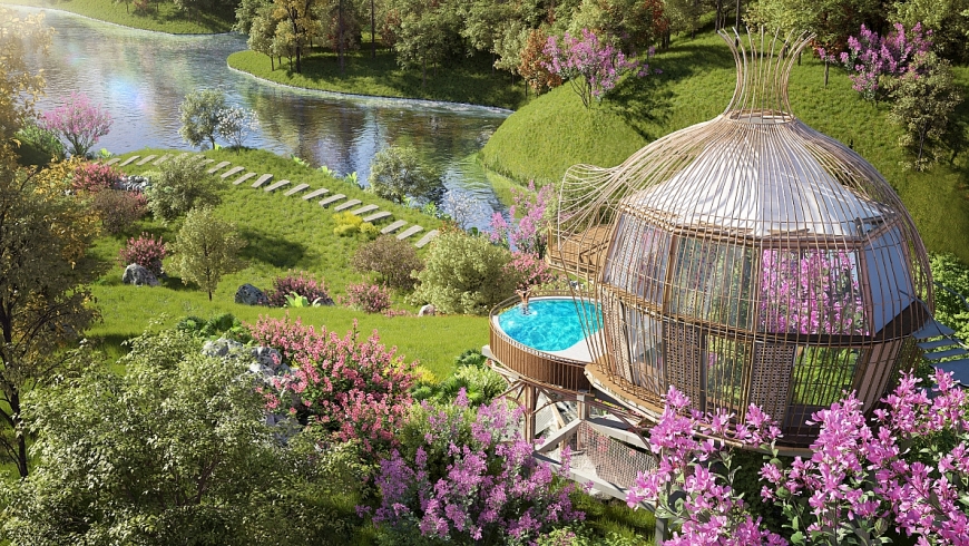 Mẫu biệt thự nhà Nơm