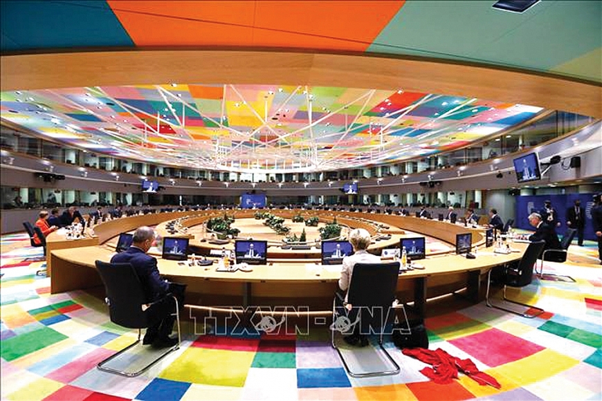 Toàn cảnh Hội nghị thượng đỉnh EU ở Brussels, Bỉ ngày 10/12/2020
