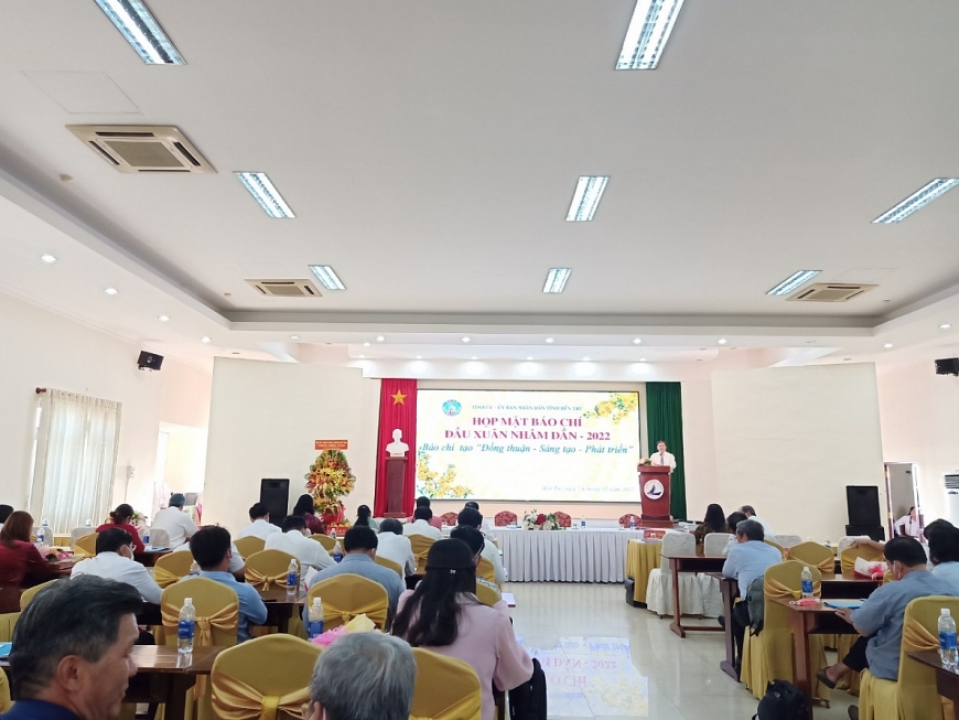 Tỉnh Bến Tre tổ chức “Họp mặt Báo chí đầu xuân Nhâm Dần - năm 2022”