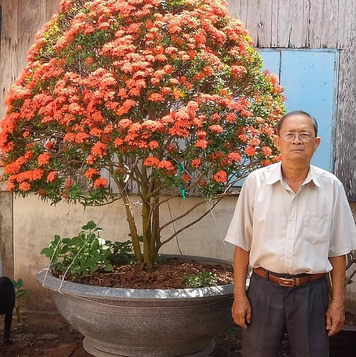 Ông Lê Thanh Sĩ, Trưởng Ban Đại diện Hội NCT huyện Phú, tỉnh An Giang