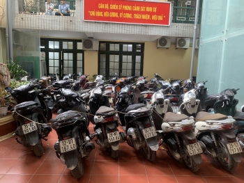 Hà Nội: Triệt phá băng nhóm tội phạm trộm cắp, tiêu thụ xe máy và cho vay lãi nặng