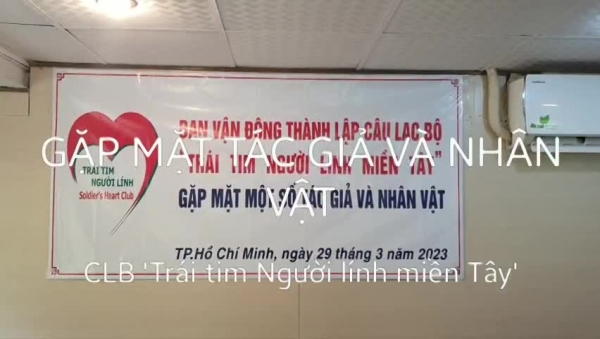 CLB Trái tim người lính gặp mặt một số tác giả và nhân vật