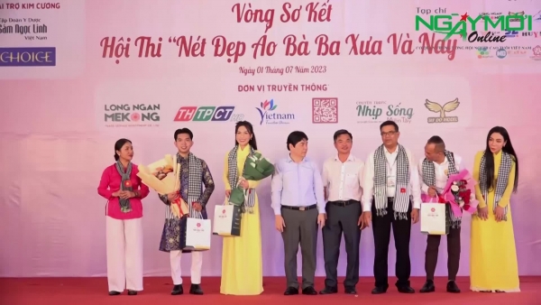 Màn trình diễn áo bà ba xưa và nay tại Cần Thơ