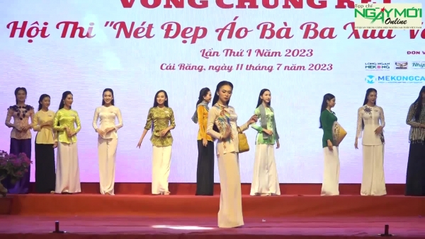 Áo bà ba góp phần quảng bá thương hiệu sản phẩm ở Chợ Nổi cái răng