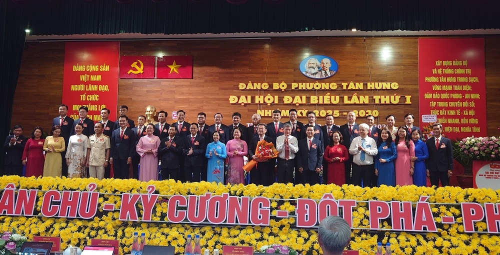 Đại hội đại biểu Đảng bộ phường Tân Hưng lần thứ I, nhiệm kỳ 2025–2030