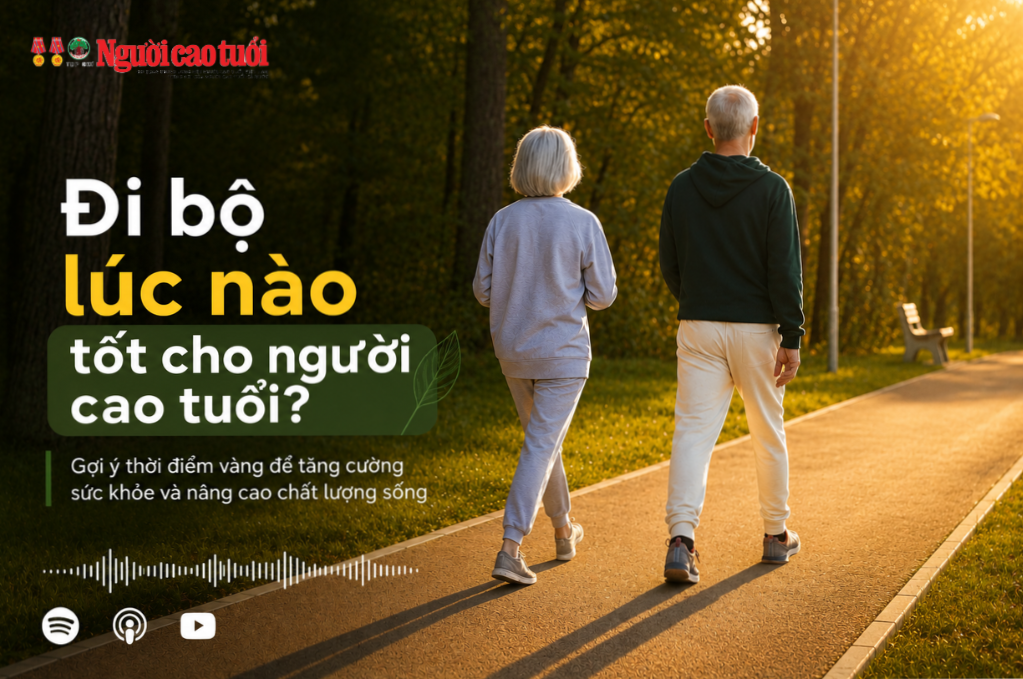 Đi bộ lúc nào tốt cho người cao tuổi?