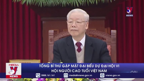 Tổng Bí thư gặp mặt đại biểu dự Đại hội VI Hội Người cao tuổi Việt Nam