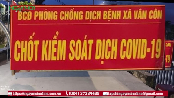 Xã Vân Côn, huyện Hoài Đức, TP Hà Nội: Chống người thi hành công vụ khi đang trực chốt dịch Covid-19, Công an huyện Hoài Đức cần khởi tố