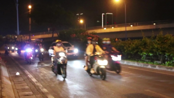 Công an TP. Hồ Chí Minh ra quân đảm bảo an toàn và phòng, chống tình trạng đua xe trái phép