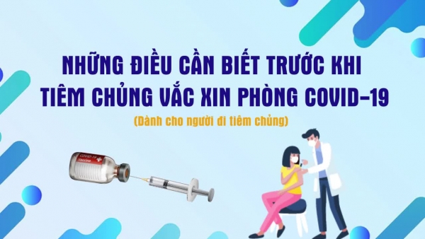 Những điều cần biết trước khi tiêm vắc xin phòng COVID